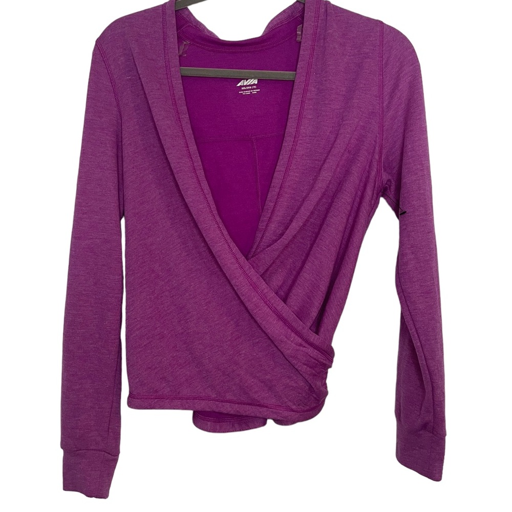 NWT Girl’s Avia Studio Wrap Cardigan Yoga Dance